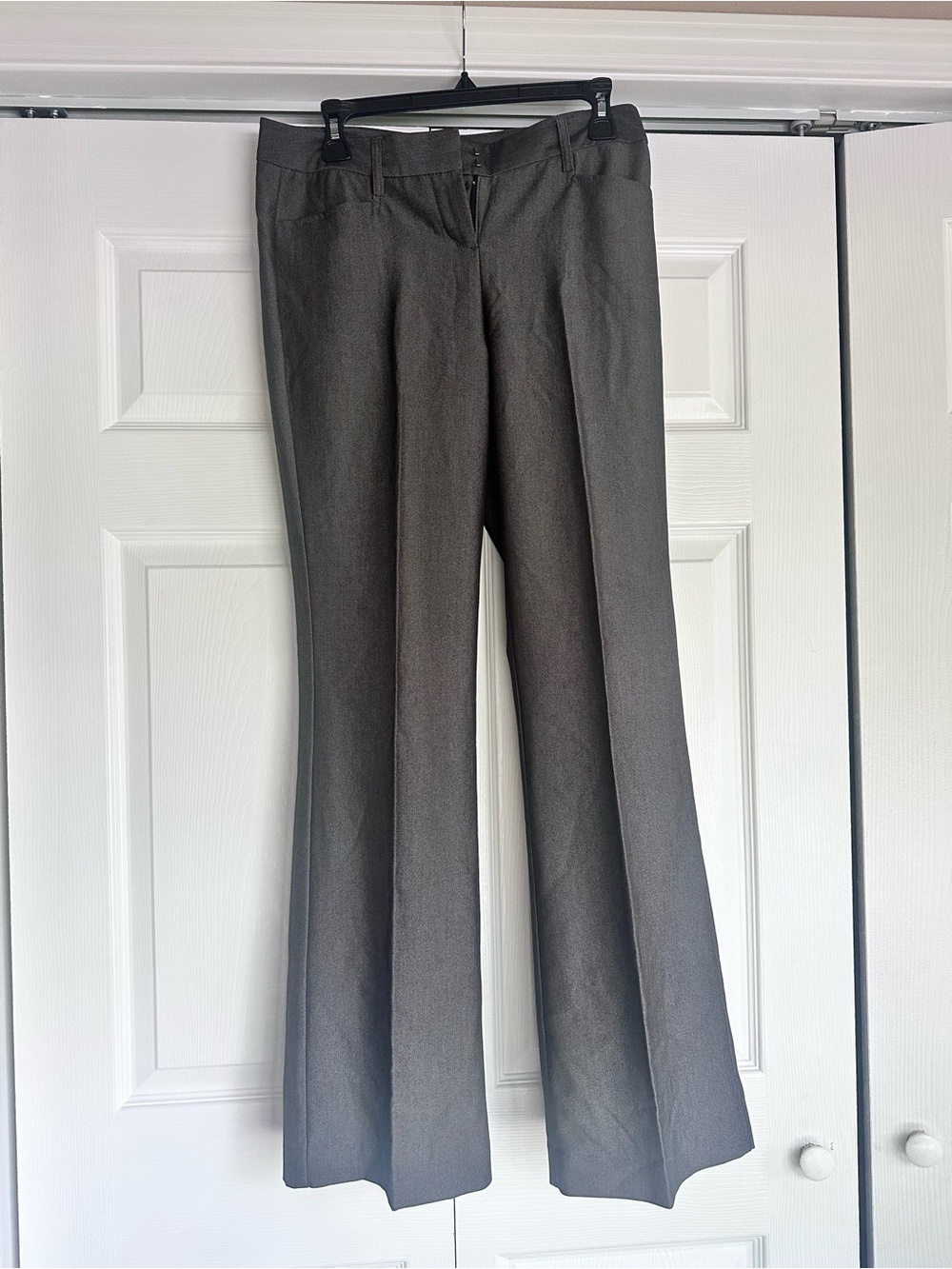 Classic Women's Dress Pants in Charcoal Gray